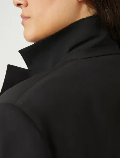 Marina Rinaldi Veste blazer en toile de laine stretch NOIR Outlet