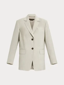 Marina Rinaldi Veste blazer en toile de laine stretch BEIGE Fashion