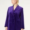 Marina Rinaldi Veste blazer en velours VIOLET Fashion
