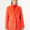 Marina Rinaldi Veste blazer en velours CORAIL Clearance