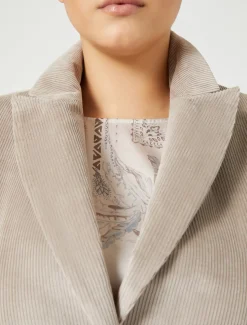 Marina Rinaldi Veste blazer en velours GRISTOURTERELLE Clearance