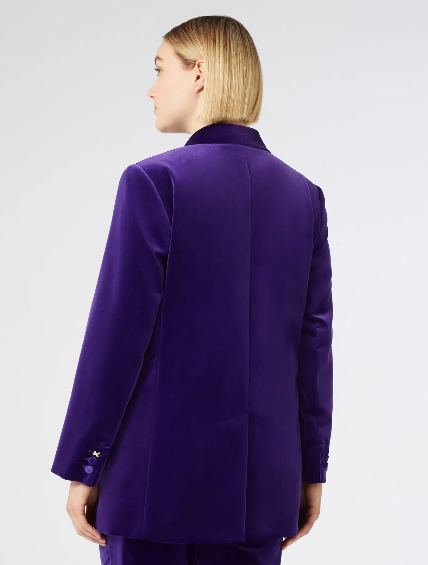 Marina Rinaldi Veste blazer en velours VIOLET Fashion