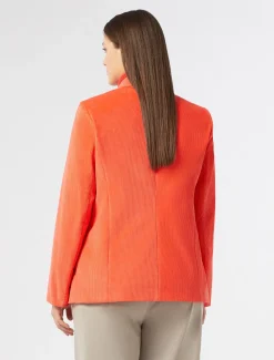 Marina Rinaldi Veste blazer en velours CORAIL Clearance