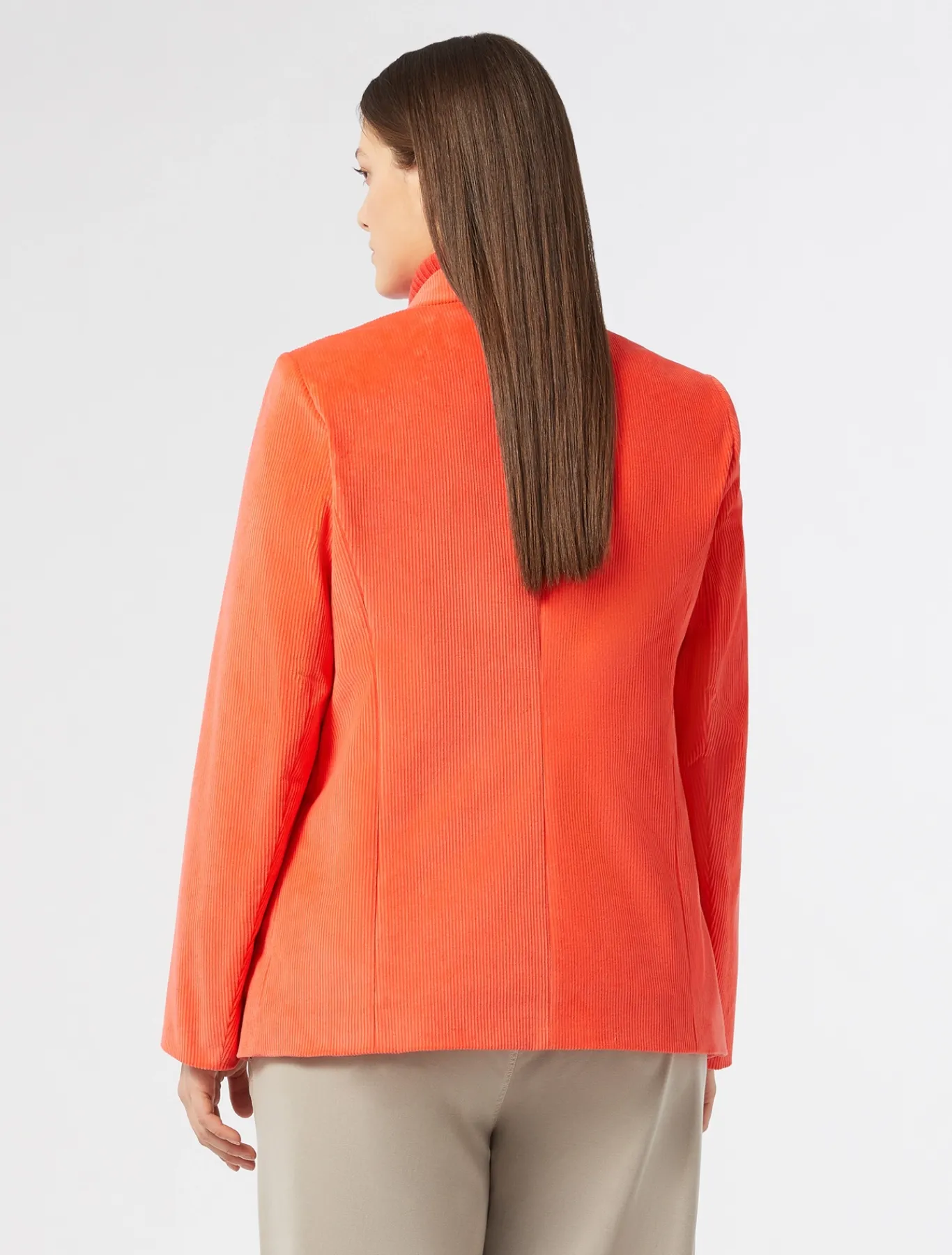 Marina Rinaldi Veste blazer en velours CORAIL Clearance