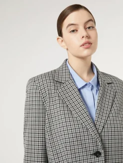 Marina Rinaldi Veste blazer en viscose mélangée NOIR Best