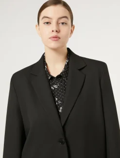 Marina Rinaldi Veste blazer en viscose mélangée NOIR Best