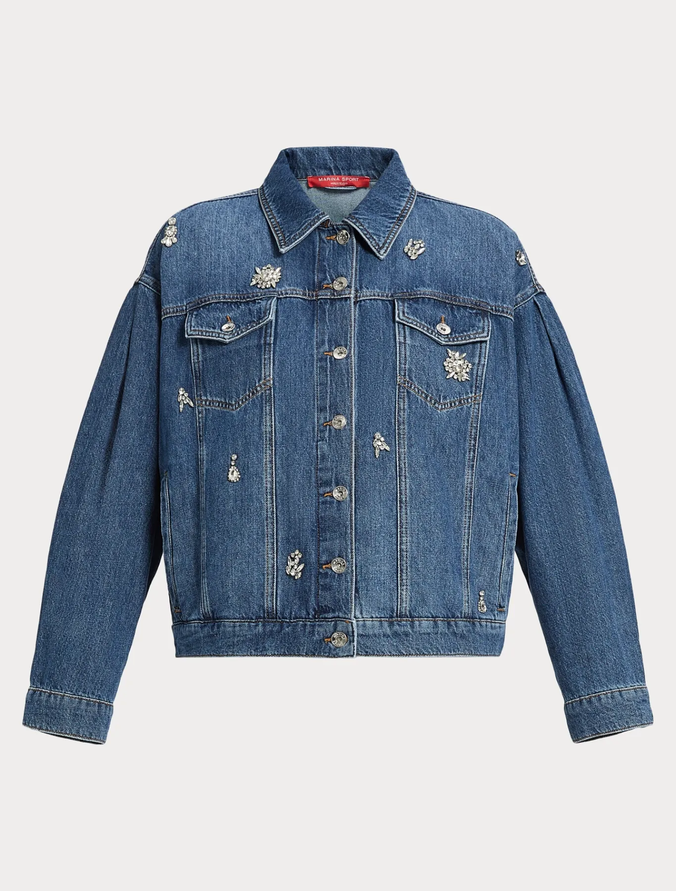 Marina Rinaldi Veste courte en denim BLEU Discount