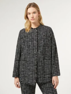 Marina Rinaldi Veste effet bouclé BLEUNUIT Discount