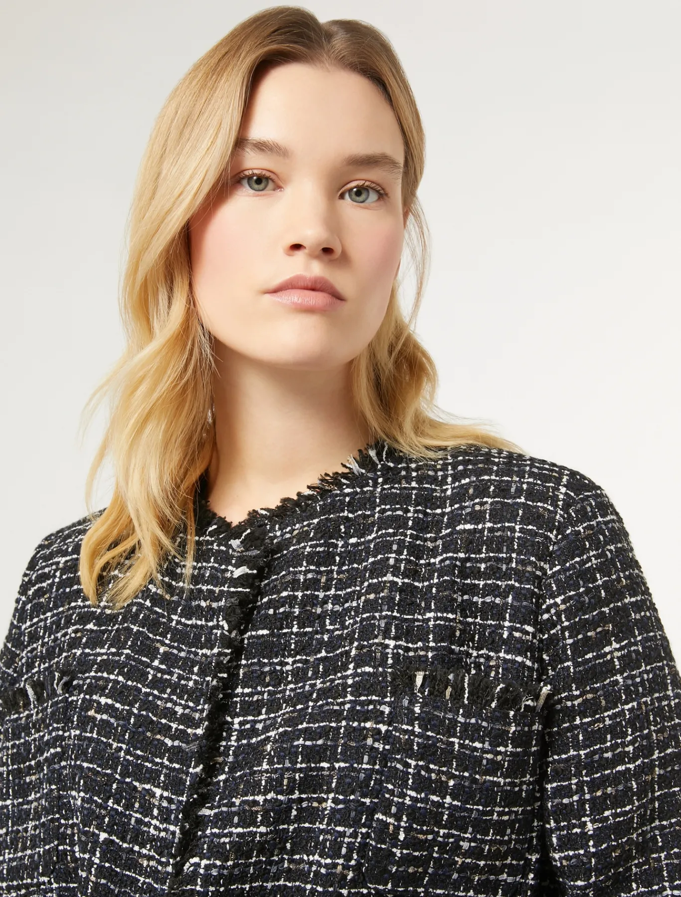 Marina Rinaldi Veste effet bouclé BLEUNUIT Discount