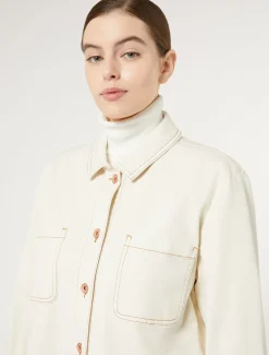 Marina Rinaldi Veste en bull de coton IVOIRE Hot