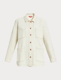 Marina Rinaldi Veste en bull de coton IVOIRE Hot