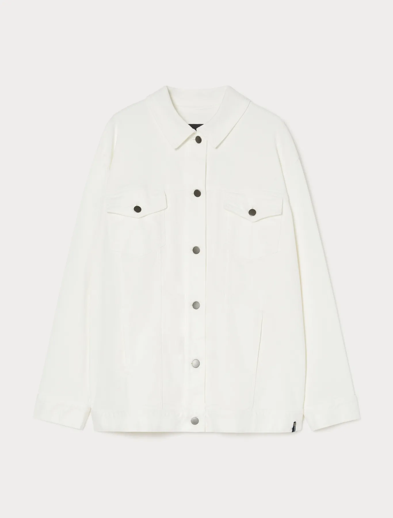 Marina Rinaldi Veste en bull de coton stretch BLANC Fashion