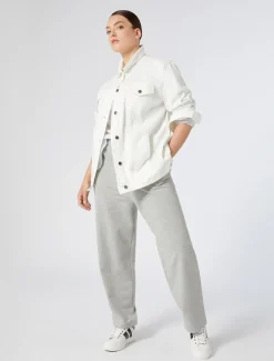 Marina Rinaldi Veste en bull de coton stretch BLANC Fashion