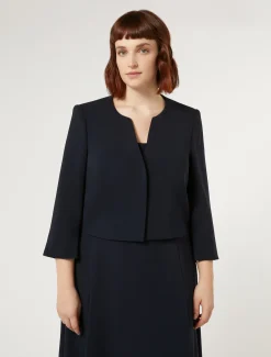 Marina Rinaldi Veste en cady triacétate BLEUNUIT Clearance