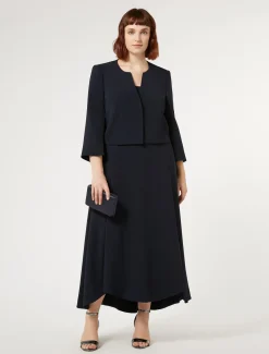 Marina Rinaldi Veste en cady triacétate BLEUNUIT Clearance