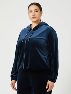 Marina Rinaldi Veste en chenille stretch BLEUNUIT Best