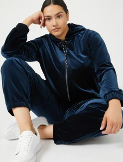 Marina Rinaldi Veste en chenille stretch BLEUNUIT Best