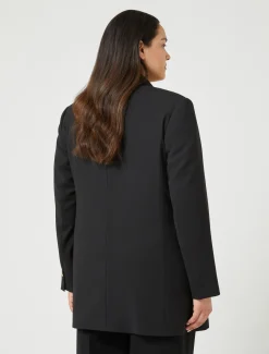 Marina Rinaldi Veste en crêpe de satin de laine NOIR Clearance
