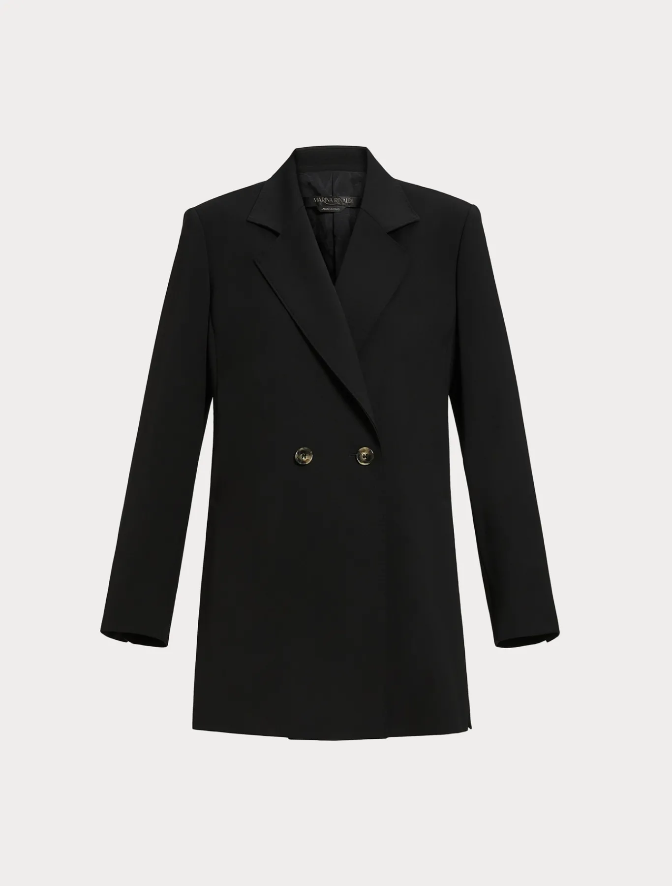Marina Rinaldi Veste en crêpe de satin de laine NOIR Clearance