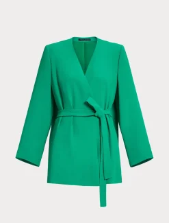 Marina Rinaldi Veste en crêpe envers satin VERTECLATANT New