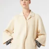 Marina Rinaldi Veste en double de laine et cachemire POUDRE Best