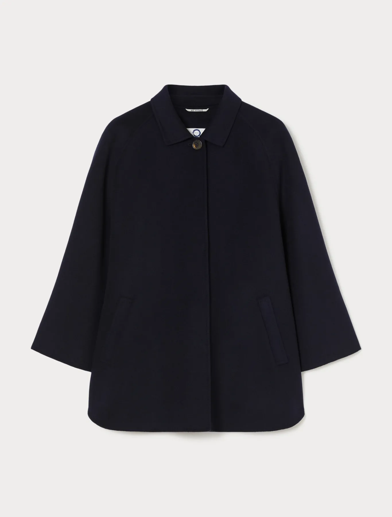 Marina Rinaldi Veste en double de laine et cachemire BLEUNUIT Outlet