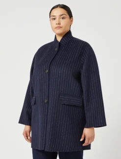 Marina Rinaldi Veste en double laine BLEUMARINE Clearance