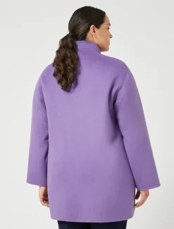 Marina Rinaldi Veste en double laine VIOLET Clearance