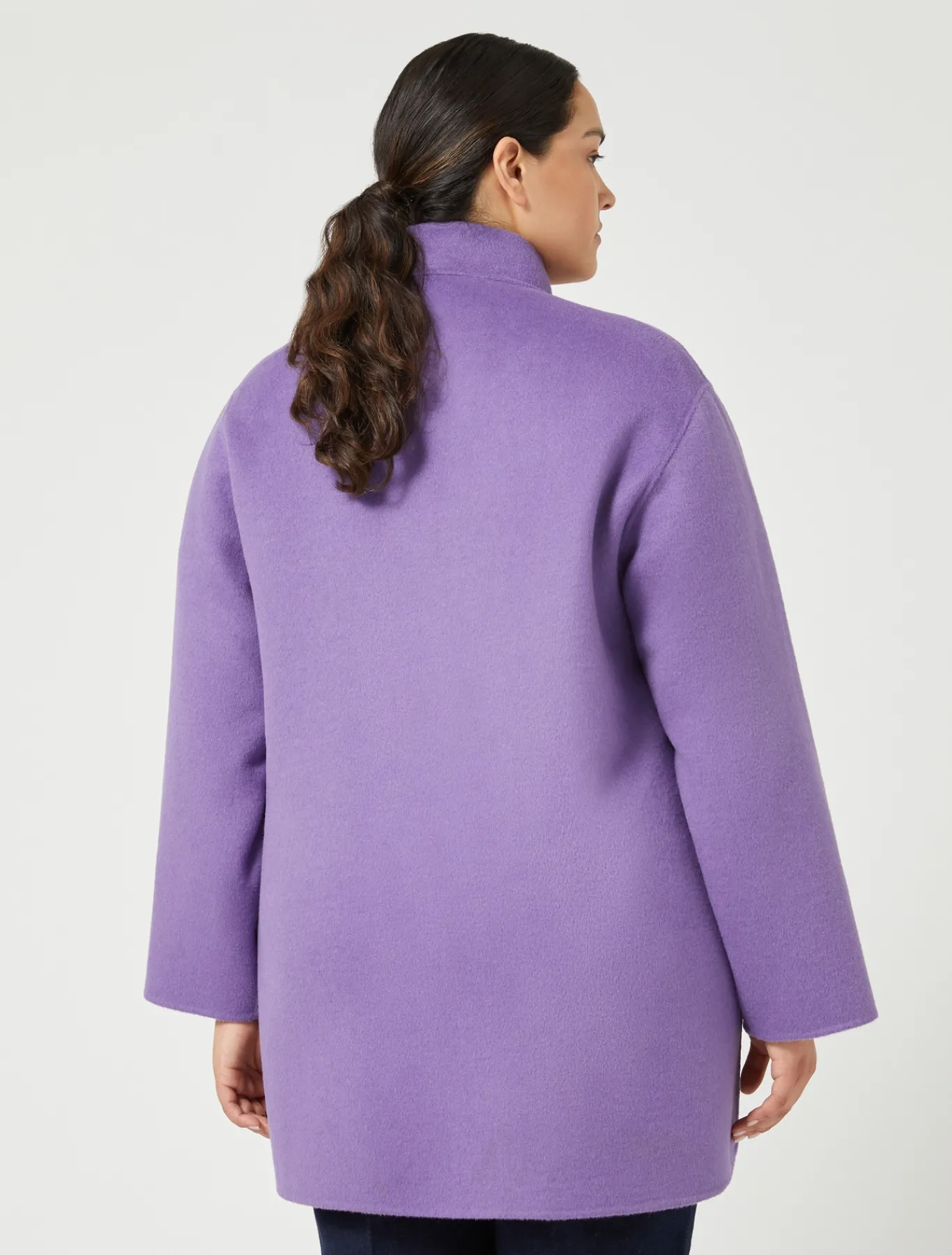 Marina Rinaldi Veste en double laine VIOLET Clearance