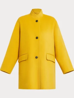 Marina Rinaldi Veste en double laine MOUTARDE Best