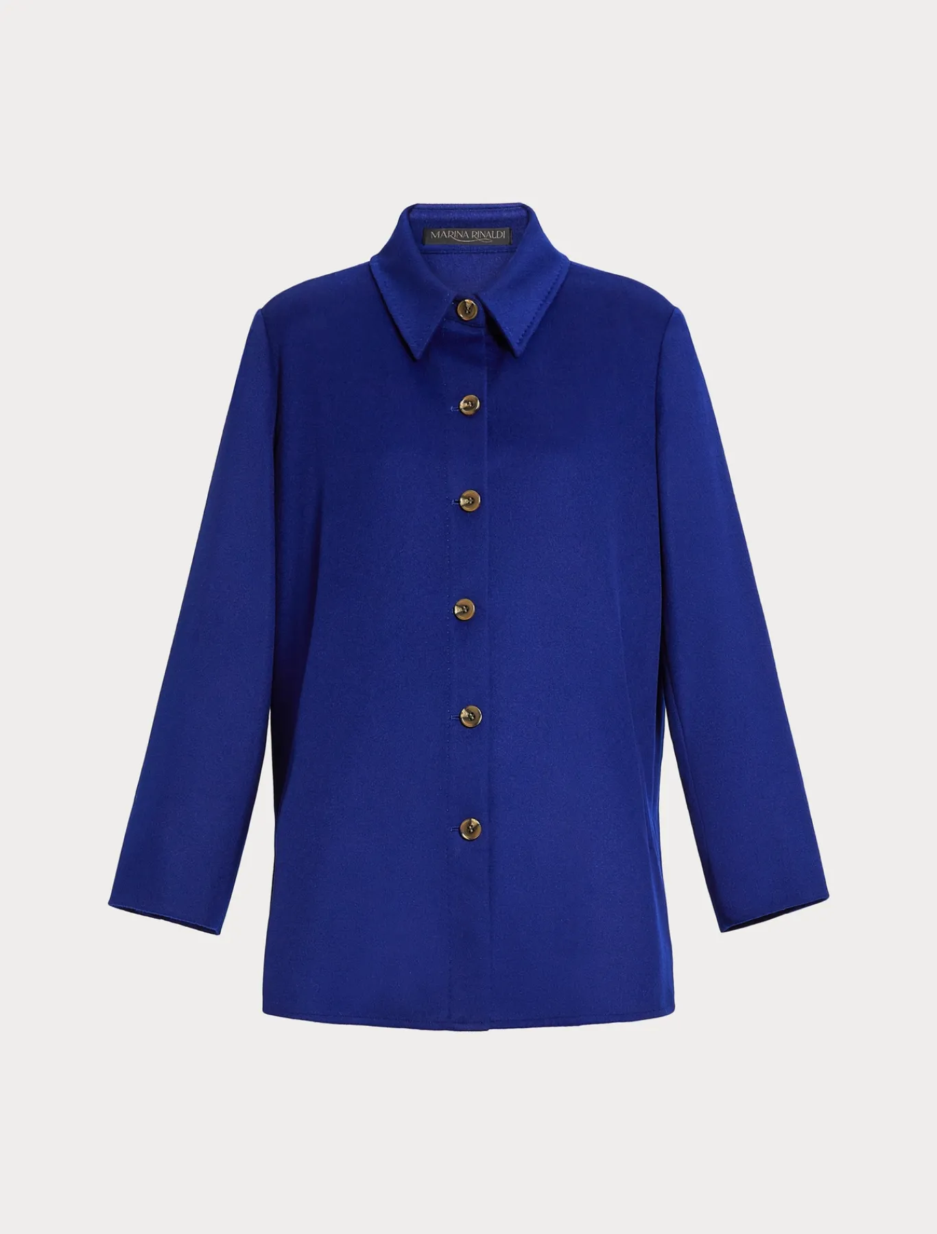Marina Rinaldi Veste en drap de laine BLEUNUIT Sale