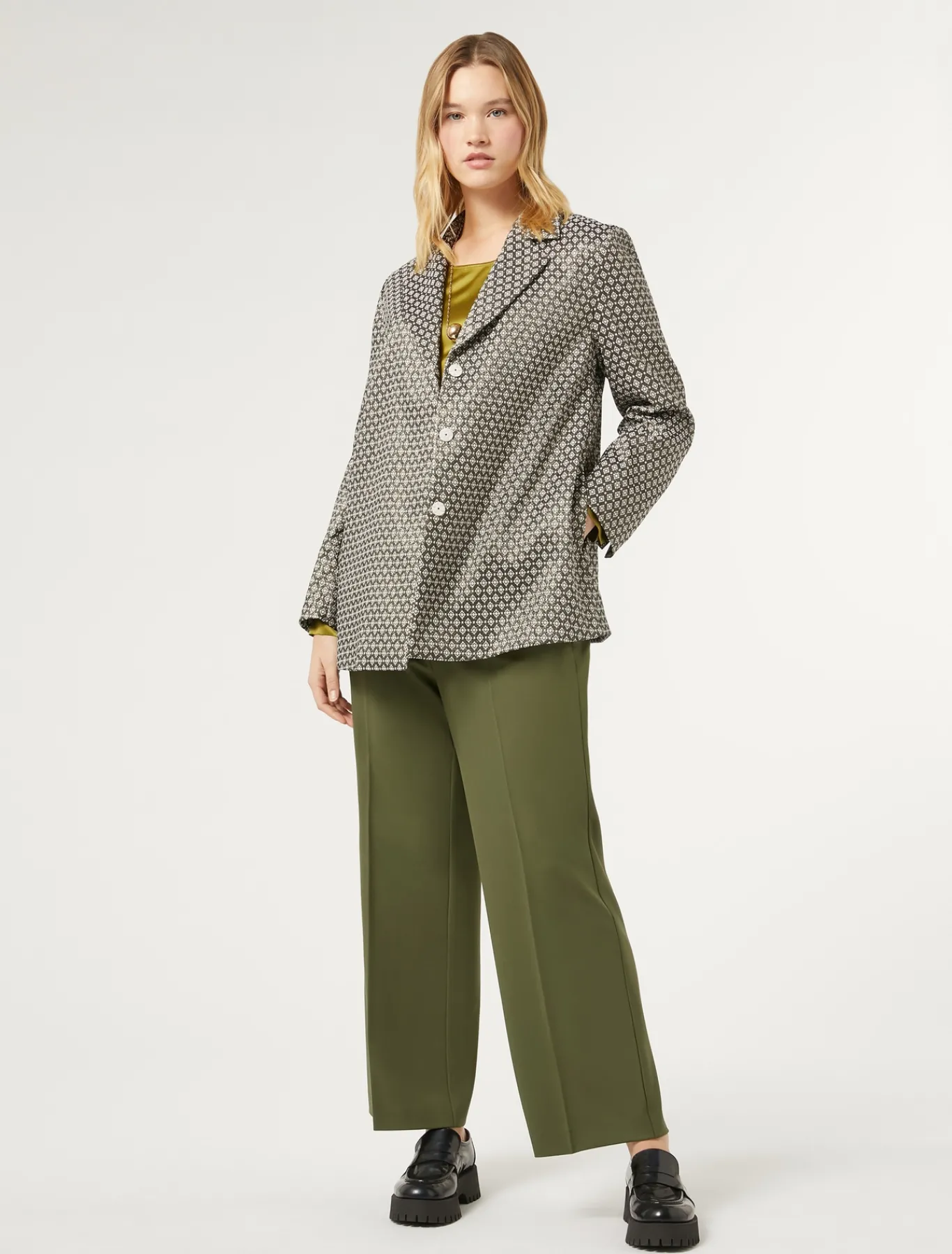 Marina Rinaldi Veste en Jacquard lurex SABLE Sale