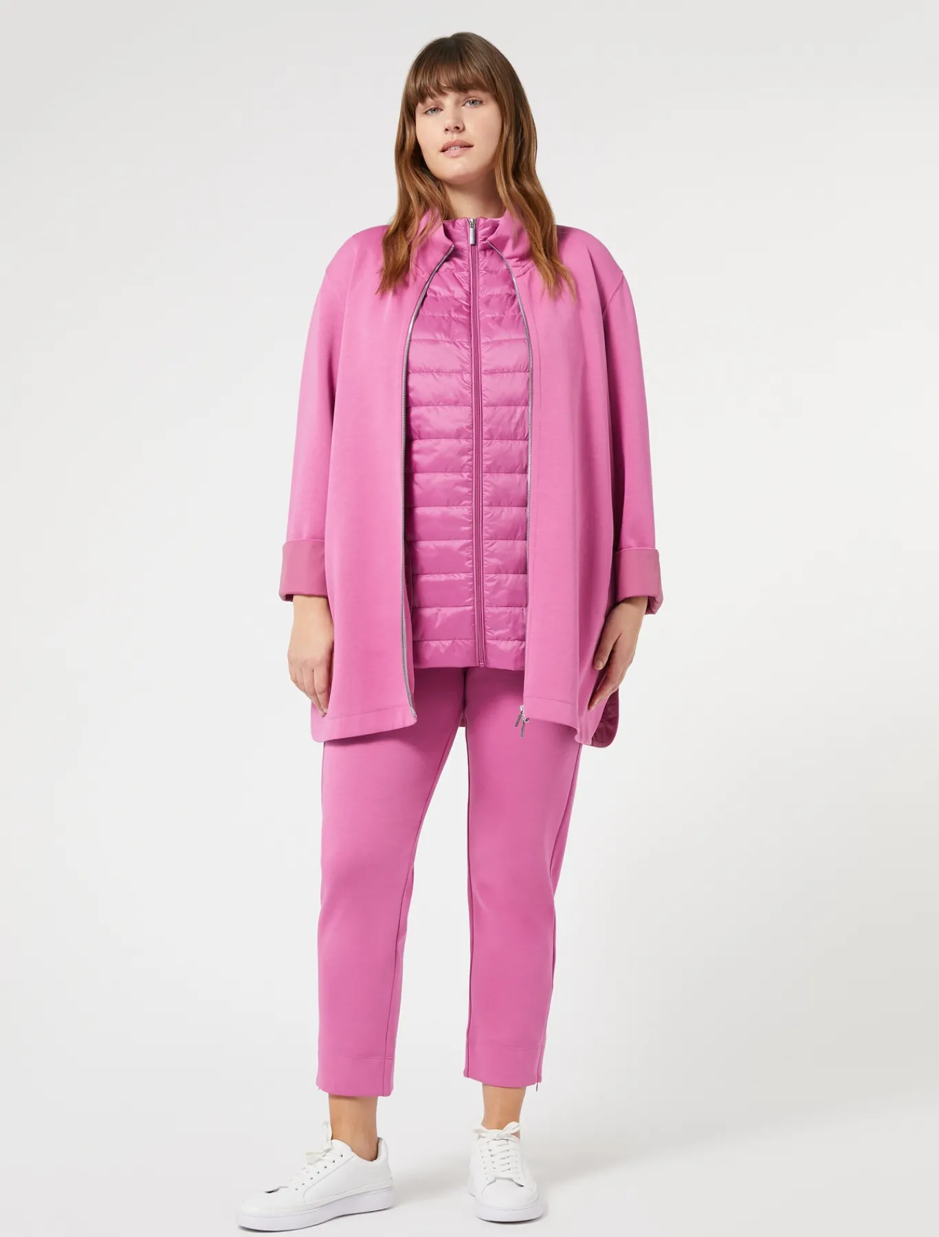 Marina Rinaldi Veste en jersey double ROSE New