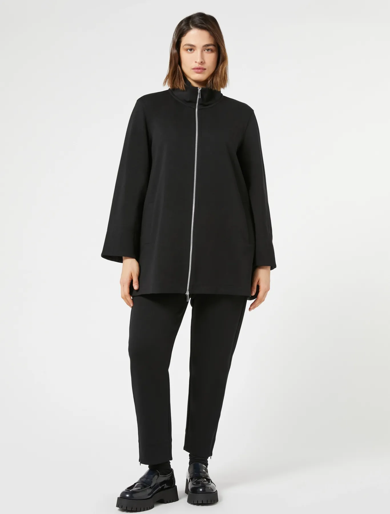 Marina Rinaldi Veste en jersey double NOIR Clearance