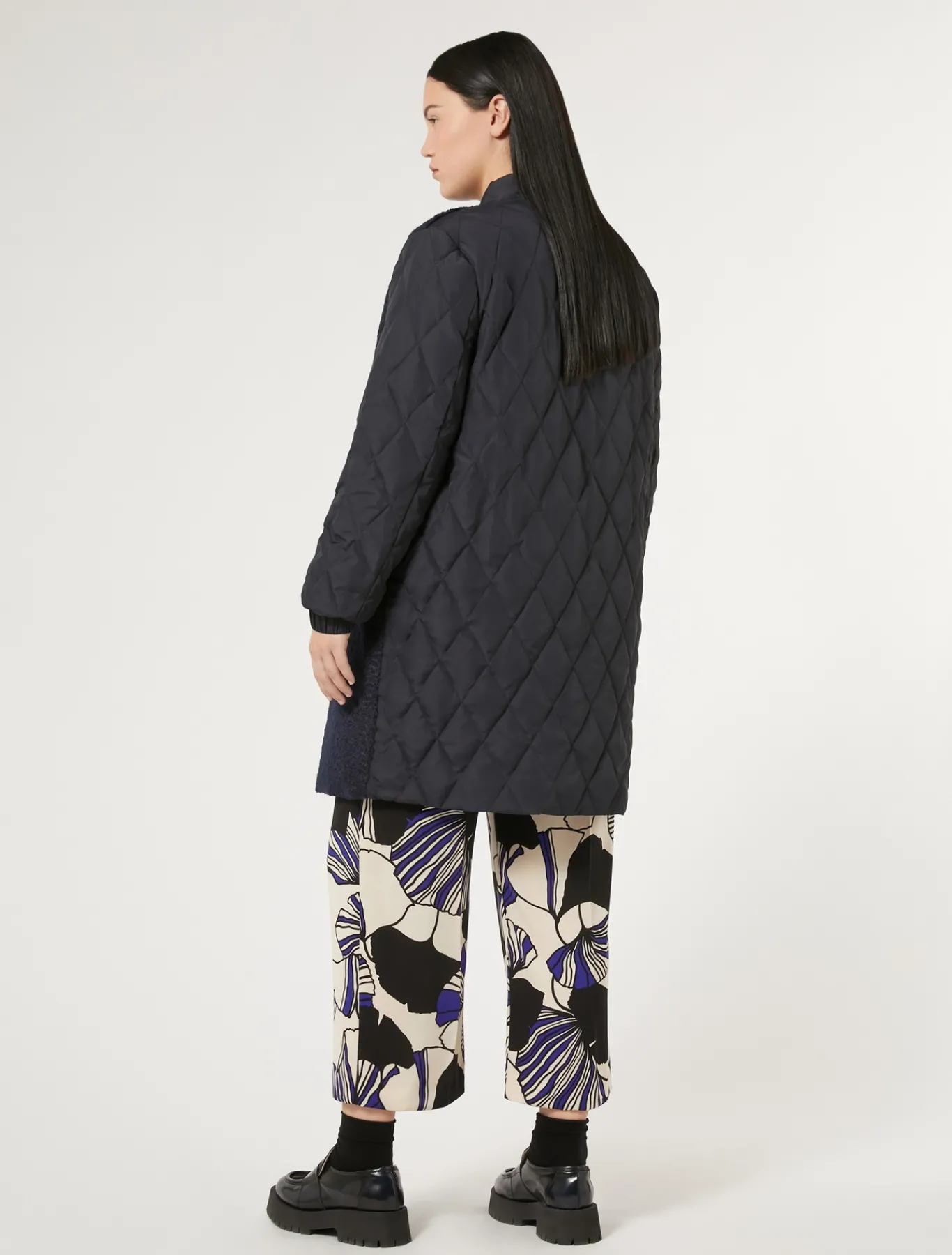 Marina Rinaldi Veste en jersey et toile déperlante BLEUMARINE New