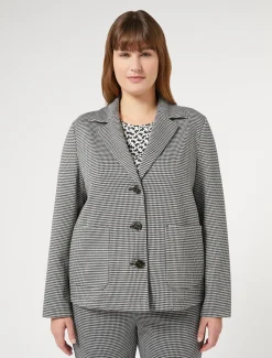 Marina Rinaldi Veste en jersey jacquard NOIR Clearance