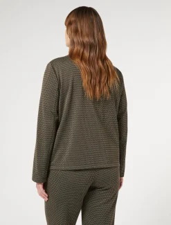 Marina Rinaldi Veste en jersey jacquard CAFE Sale