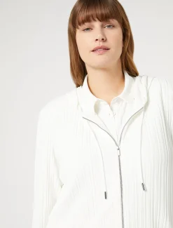 Marina Rinaldi Veste en jersey plissé BLANC Online