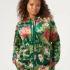 Marina Rinaldi Veste en jersey velours VERT Fashion
