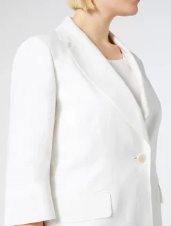 Marina Rinaldi Veste en lin BLANC Sale