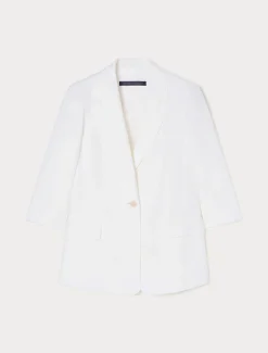 Marina Rinaldi Veste en lin BLANC Sale