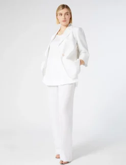 Marina Rinaldi Veste en lin BLANC Sale