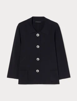 Marina Rinaldi Veste en maille NOIR Clearance