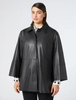 Marina Rinaldi Veste en nappa NOIR Clearance