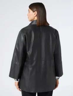 Marina Rinaldi Veste en nappa NOIR Clearance