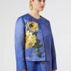 Marina Rinaldi Veste en satin duchesse GRISBLEU Best