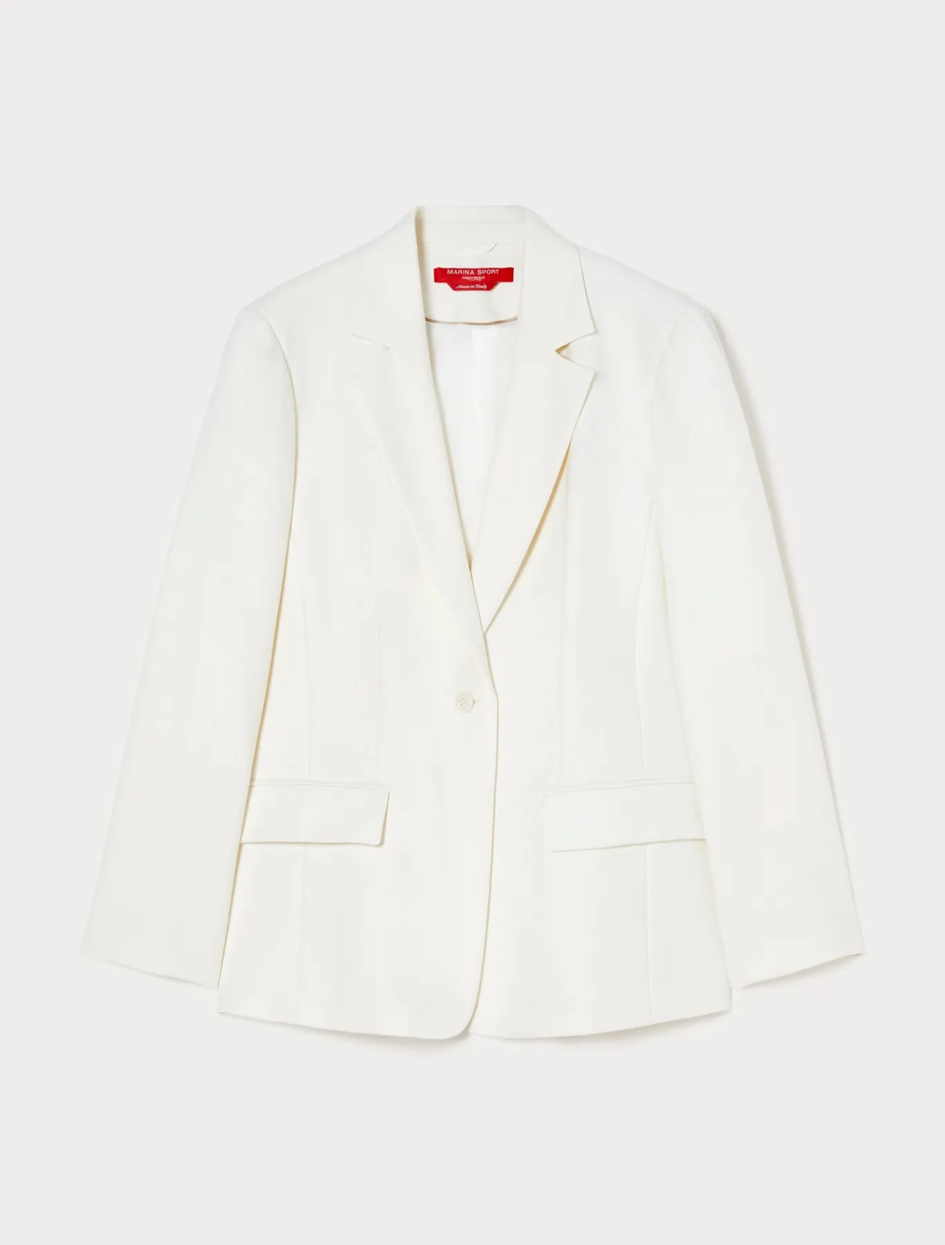 Marina Rinaldi Veste en sergé de viscose mélangée IVOIRE Fashion