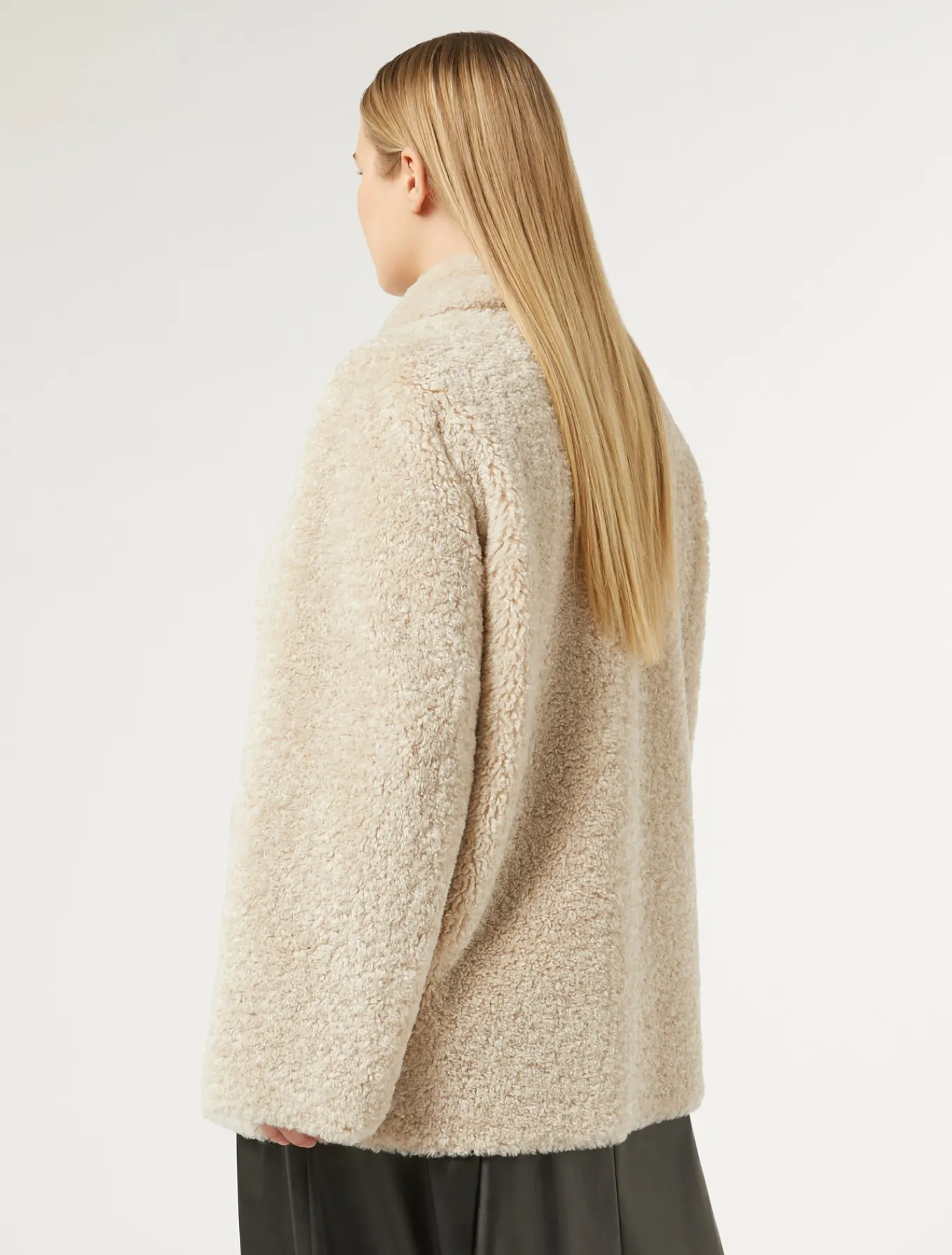 Marina Rinaldi Veste en tissu effet mouton GRISCLAIR New