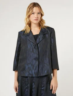 Marina Rinaldi Veste en tissu jacquard BLEUMARINE Outlet