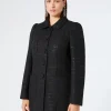 Marina Rinaldi Veste en tissu mouliné NOIR Best